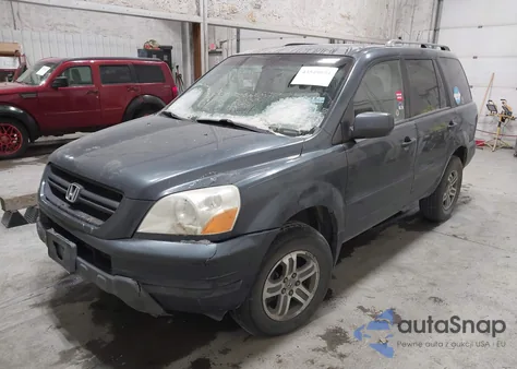 2004 Honda Pilot Ex-L from USA, damaged, VIN 5FNYF18564B006285